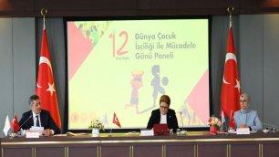 MINISTER SELÇUK ATTENDS WORLD CHILD LABOR DAY PANEL