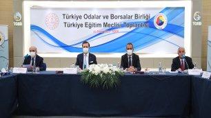 MINISTER ÖZER ATTENDED TOBB TURKEY EDUCATION COUNCIL MEETING