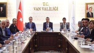 MINISTER YUSUF TEKİN ATTENDS THE VAN PROVINCIAL EDUCATION EVALUATION MEETING