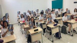 FREE TEXTBOOKS THAT WERE SENT BY THE MINISTRY REACHED STUDENTS STUDYING IN TRNC