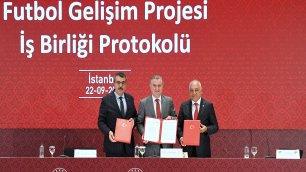 THE MINISTRY OF NATIONAL EDUCATION AND THE MINISTRY OF YOUTH AND SPORTS COOPERATES WITH THE TURKISH FOOTBALL FEDERATION ON THE FOOTBALL DEVELOPMENT PROJECT