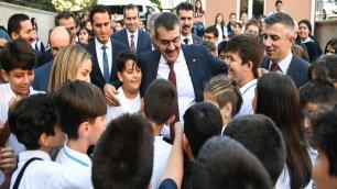 MINISTER OF NATIONAL EDUCATION YUSUF TEKİN VISITS THE NASREDDIN HODJA SECONDARY SCHOOL
